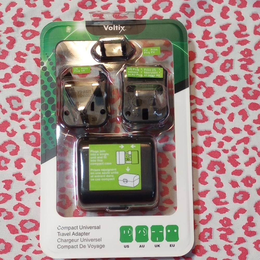 Black Universal Travel Adapter